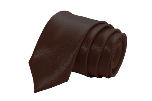 Krawatte tie satin slim - satin,